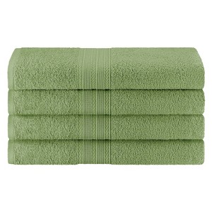 Eco-Friendly Sustainable Cotton Solid Lightweight Bathroom Set by Blue Nile Mills - 1 of 4