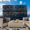 PAGED Leaf-Shaped Patio Privacy Screen, Fence Privacy Screen, Outdoor Privacy Screen Freestanding for Lawn Garden Deck Balcony Patio - 2 of 4