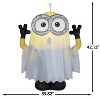 Gemmy Airblown Inflatable Hanging Minion as Ghost Universal, 3.5 ft Tall, Multicolored - 3 of 4