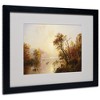 Trademark Fine Art -Jasper Cropsey 'Rowing Out of a Cove 1878' Matted Framed Art - 2 of 4