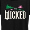 Women's - Wicked - Wand And Broomstick Logo Short Sleeve Graphic T-Shirt - 2 of 4