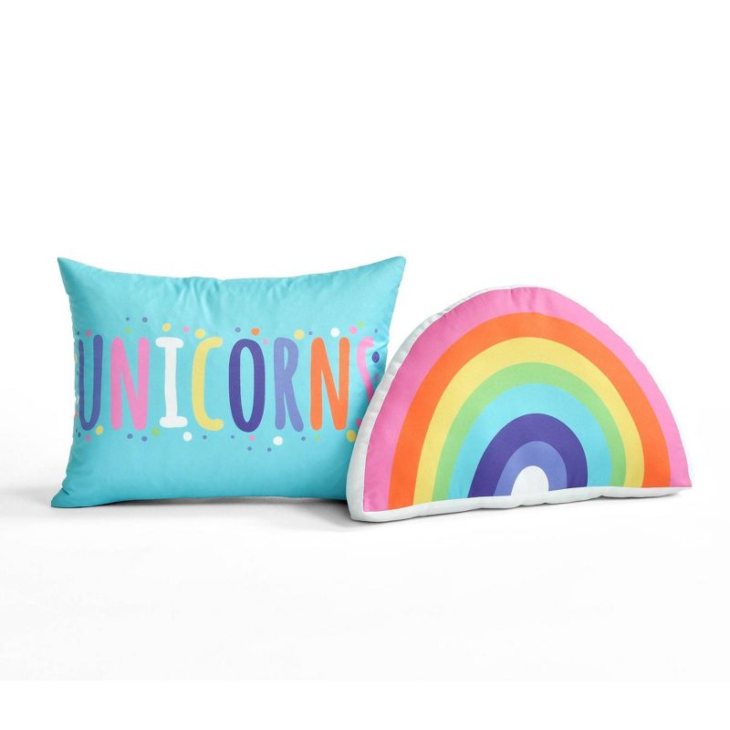 Unicorn Rainbow Quilt Set - Lush Décor, 6 of 12
