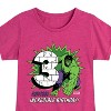 Girls' - Marvel - Hulk Incredible Birthday 3 Fitted Short Sleeve Graphic T-Shirt - 2 of 4