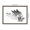 Amanti Art Tropical Velvet I - BW by Ryan Hartson Weddle Wood Framed Wall Art Print - 4 of 4