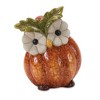 Melrose Terracotta Pumpkin Owl Figurine (Set of 2) - 4 of 4