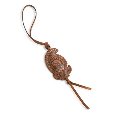 Vera Bradley Women's Outlet Faux Leather Paisley Bag Charm