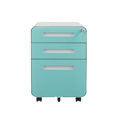Space-saving under-desk file cart¡ªsturdy 5-wheel base, cold-rolled steel drawers for letter/legal files, ideal for compact workspaces.