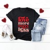 Simply Sage Market Women's Love More Worry Less Short Sleeve Graphic Tee - 3 of 4