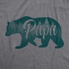 Mens Papa Bear Funny Shirts for Dads Gift Idea Humor Novelty Tees Family T shirt - Crazy Dog Men's T Shirt - 2 of 4