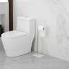 BWE Freestanding Toilet Paper Holder With Natural Marble Base - 2 of 4