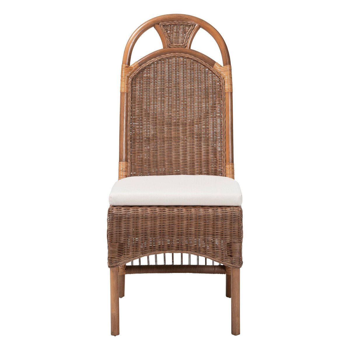 bali & pari Raya Natural Rattan Dining Chair Brown - thumbnail 2