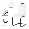 PAGED Upholstered Dining Chairs Modern Living Room Chairs Comfortable Kitchen Chairs with Metal Legs for Living Room - 2 of 4