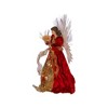 Kurt Adler UL 70-Light Fiber-Optic LED Christmas Treetop, Red and Gold Angel, 18" - 4 of 4