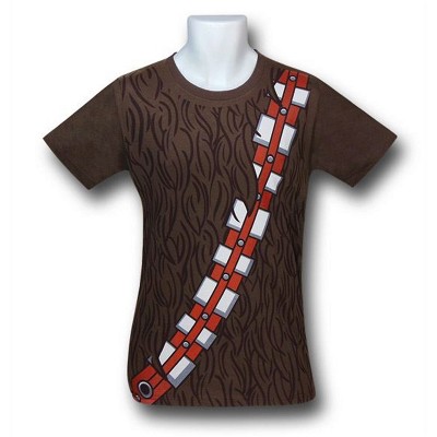 Mens Star Wars Chewbacca Costume 30 Single T-Shirt