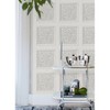 Brewster Peel and Stick 1pc Wallpaper Carved Floral - 3 of 4