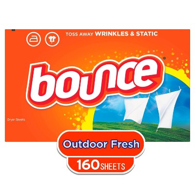 Bounce Outdoor Fresh Fabric Softener Dryer Sheets 160 ct