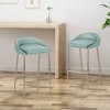 Set of 2 Bandini Modern Upholstered Counter Height Barstools - Christopher Knight Home - 2 of 4