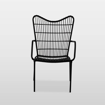 black wicker chair target