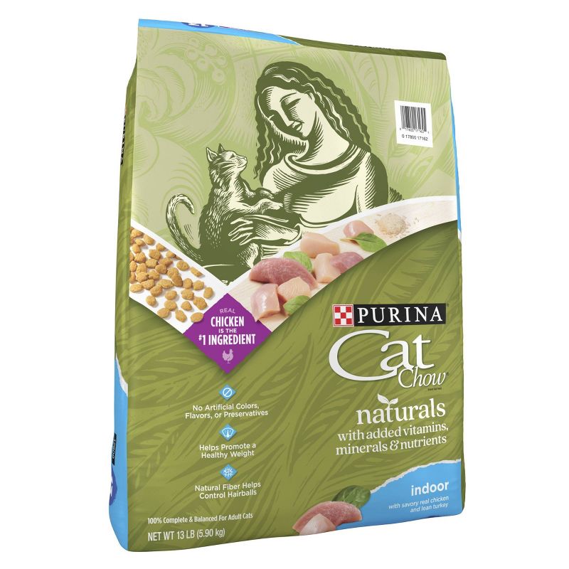 Purina Cat Chow Naturals Indoor with Chicken Adult Complete & Balanced Dry Cat Food, 5 of 7