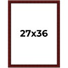 PosterPalooza | Weathered Red Picture Frame - UV Acrylic, Foam Board Backing, Hanging Hardware - 2 of 4
