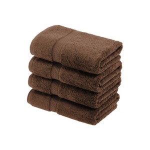Luxury Cotton Heavyweight Ultra-Plush Hand Towel Set of 4 by Blue Nile Mills - 1 of 4