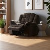 Merax Luxurious Glider Recliner with Plush Fabric Upholstery - 3 of 4