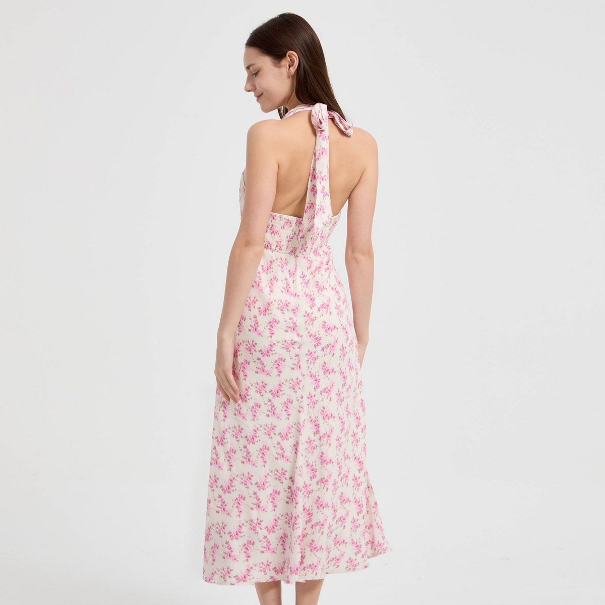 Women's Smocked Midi A-Line Dress - A New Day™ - thumbnail 5