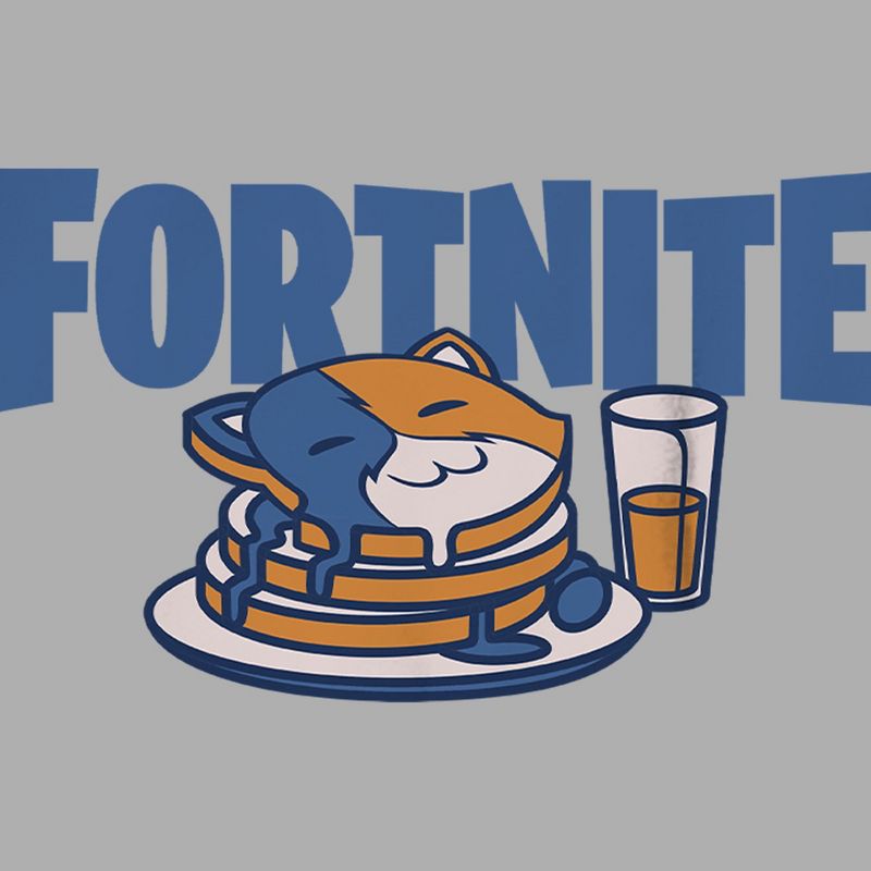 Boy's Fortnite Meowscles Pancakes T-Shirt, 2 of 6