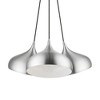 Livex Lighting Amador 3 - Light Pendant in  Brushed Aluminum - 3 of 4