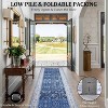 TackView Vintage Rug Thin Washable Rug Soft Distressed Floral Area Rug Oriental Rug with Non Slip Backing - 2 of 4