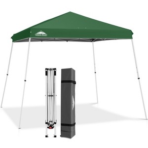 EAGLE PEAK Slant Leg Pop-up Canopy Tent Easy One Person Setup Instant Outdoor Beach Canopy Folding Portable Sports Shelter - 1 of 4