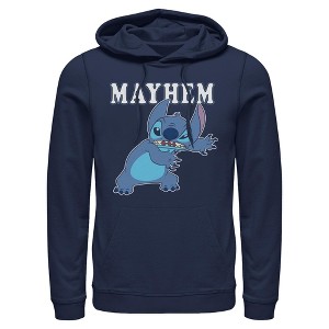 Mens Lilo & Stitch Mayhem Lightweight Hoodie - 1 of 4