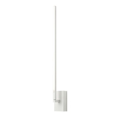 Pandora White Aluminum 28&quot; LED Dimmable Wall Sconce