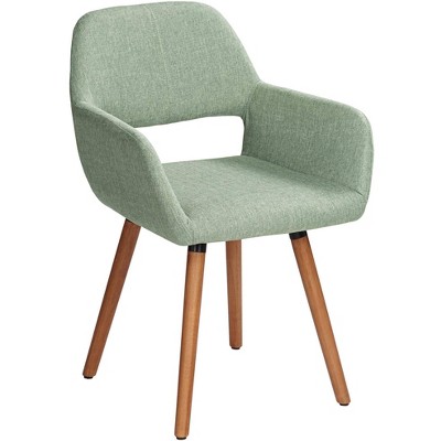 55 Downing Street Nelson Sea Foam Green Fabric Dining Chair