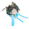 Unique Bargains Silk Wedding Artificial Flowers Bouquet 1 Pc - 3 of 4