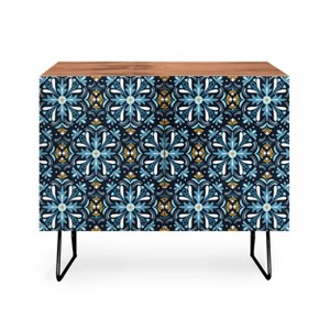 Heather Dutton Andalusia Midnight Blues Walnut Credenza - Deny Designs - 1 of 3