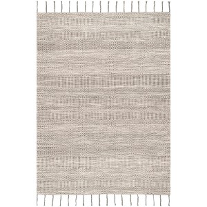 Nuloom Diem Geometric Cotton Tassel Area Rug, 4' x 6', Beige - 1 of 4