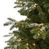 7ft. Snowed Grand Artificial Christmas Tree with 500 Clear Lights & 1050 Branches – Winter Wonderland Holiday X-Mas Tree - 4 of 4