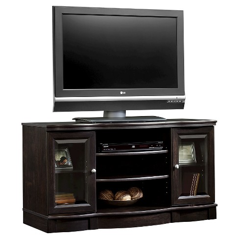 Regent Place Panel TV Stand for TVs up to 50" Estate Black - Sauder - image 1 of 3