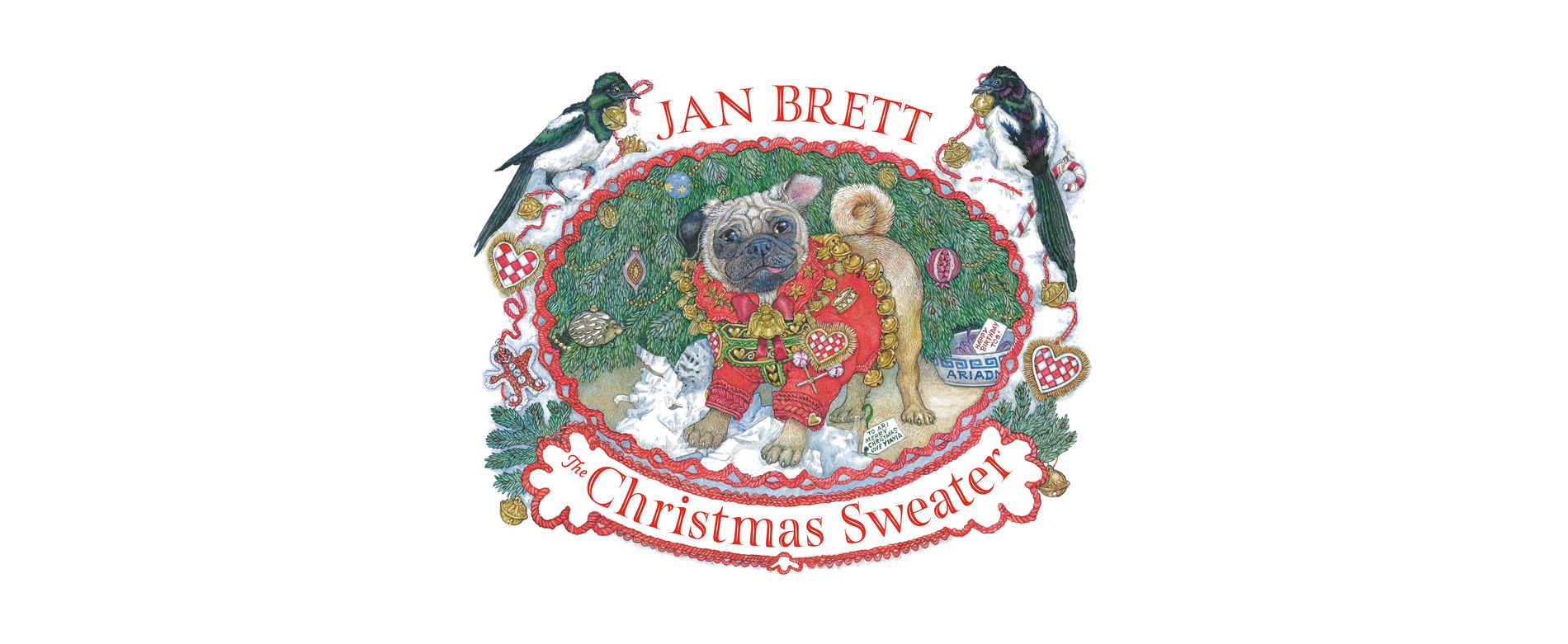 The Christmas Sweater - by  Jan Brett (Hardcover)