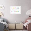 21" x 15" Best Friend Sisters Framed Art Print with Inspirational Sayings - Wynwood Studio - 3 of 4