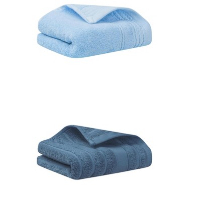 REGALWOVEN Striped Pattern Bathroom Hand Towels 14" x 30" 2 Pcs