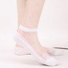 Anna-Kaci 6 Pairs Women's Sheer Mesh Ankle Socks with Soft Knit Sole and Delicate Lace Trim Lightweight Breathable Low-Cut Design - 2 of 2