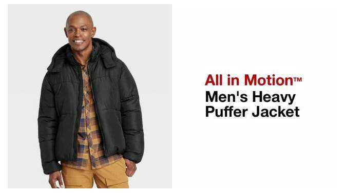 Men&#39;s Heavy Puffer Jacket - All In Motion&#8482;, 2 of 5, play video