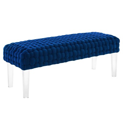 Modway Prologue Woven Performance Velvet Ottoman