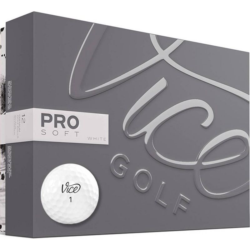 Vice Pro Soft Golf Balls - White, 1 of 6