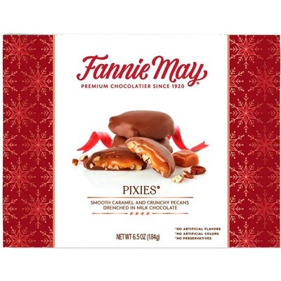 Fannie May Holiday Milk Chocolate Pixies - 6.5oz