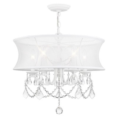 Livex Lighting Newcastle 5 - Light Chandelier in  White