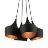 Livex Lighting Waldorf 4 - Light Pendant in  Black - 3 of 4