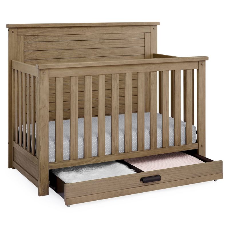 Simmons Kids' Caden 6-in-1 Convertible Crib with Trundle Drawer, 5 of 11